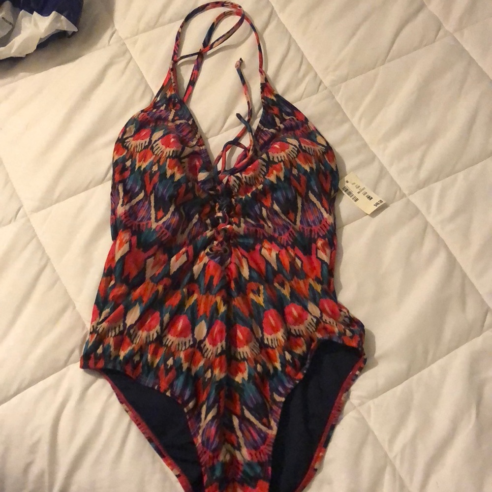 One piece bathing suit